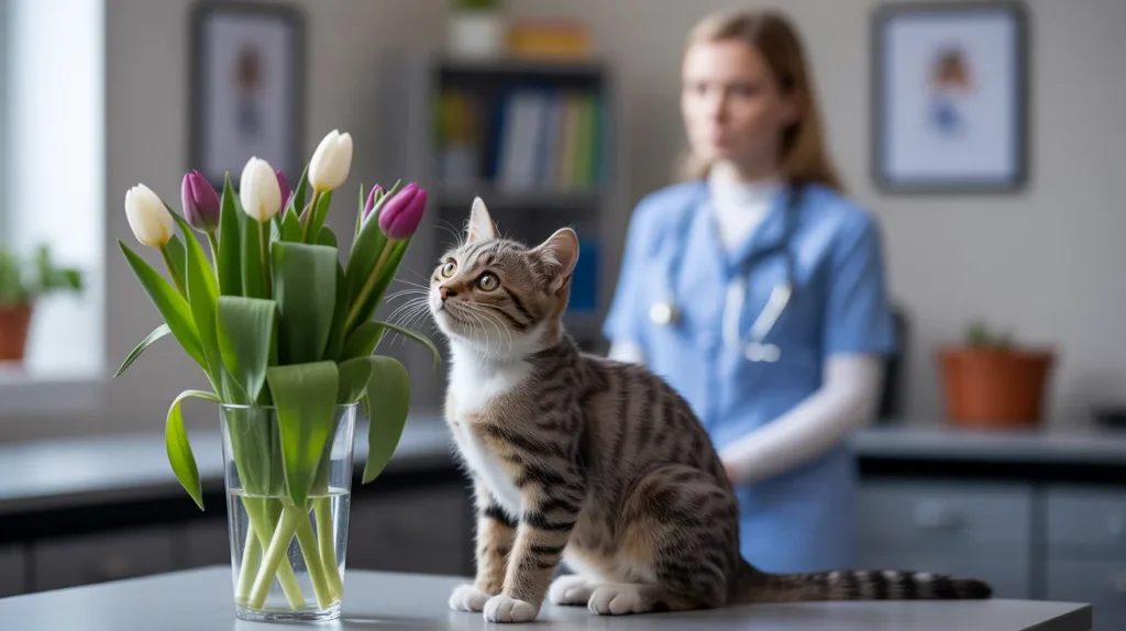 Symptoms of Tulip Poisoning in Cats